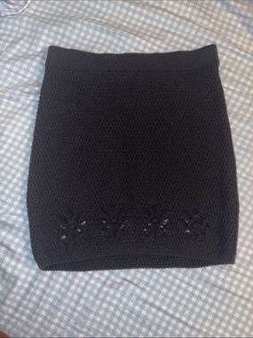 Zara Black Knit skirt NWT size small